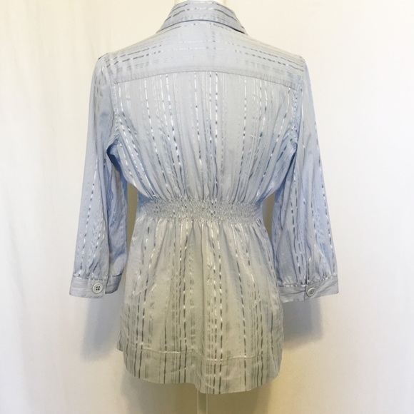 🛍 “HOST PICK” Motherhood Light Blue Blouse Medium - Picture 2 of 8